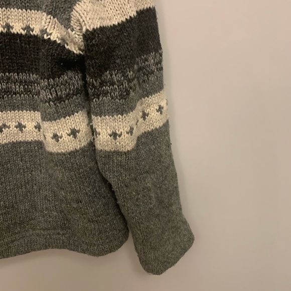 kyber Outerwear Wool Zip-Up Sweater - Size small - Picture 11 of 12